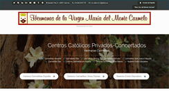 Desktop Screenshot of colegioscarmelitas.com